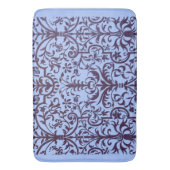 Tapis De Bain Motif victorien bleu (devant Vertical)