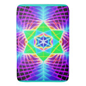 Tapis De Bain Motif vif coloré (devant Vertical)