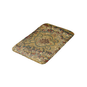 Tapis De Bain Motif Vintage coloré en tapis floral