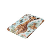 Tapis De Bain Motif vintage Cute Baby Giraffe  (Angle)