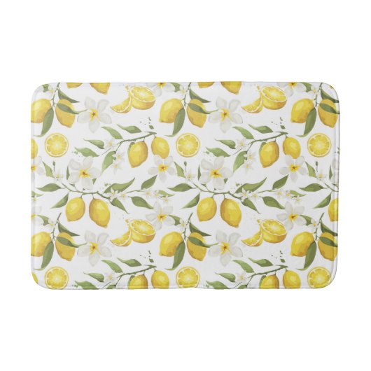 Tapis De Bain Motif vintage Lemon Tree (Devant)