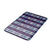 Tapis De Bain Motif Violet Unique (Angle)