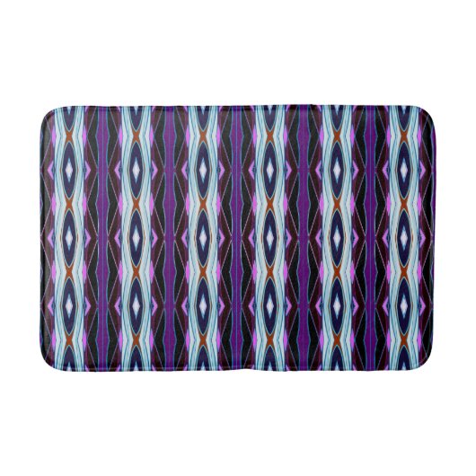 Tapis De Bain Motif Violet Unique (Devant)