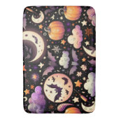 Tapis De Bain Motif Whimsical Halloween Night Sky (devant Vertical)