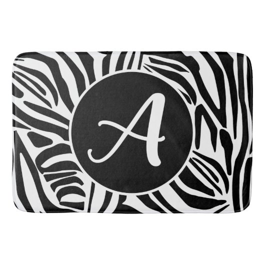 Tapis De Bain Motif Zèbre (Devant)