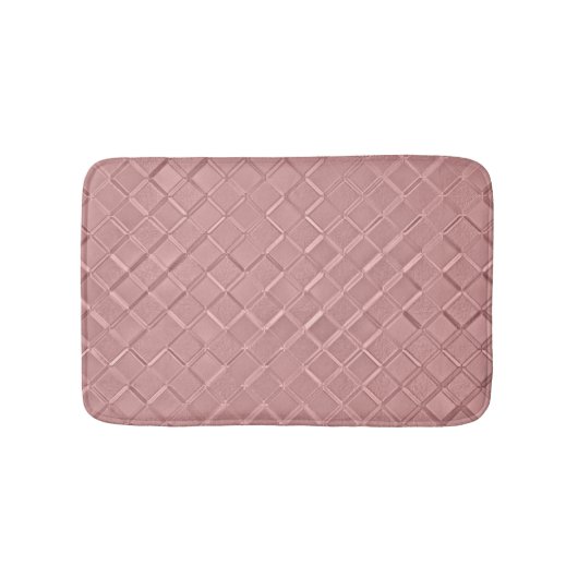 Tapis De Bain Motifs de diamants métalliques (Devant)