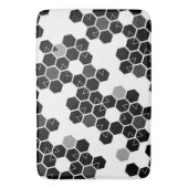 Tapis De Bain Motifs de données sur le hexadécimal noir (devant Vertical)