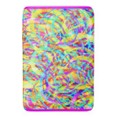 Tapis De Bain Motifs de néon brillant (devant Vertical)