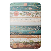 Tapis De Bain Motifs mixtes shabby chic (devant Vertical)