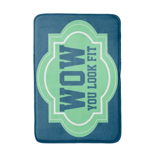 Tapis De Bain Motivation de perte de poids (Devant (Vertical))