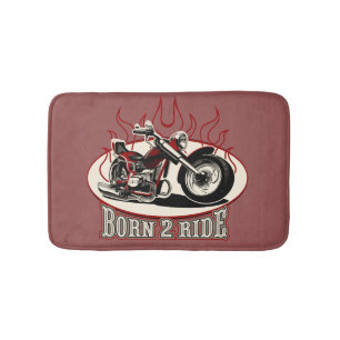 Tapis De Bain Moto-dessin