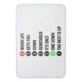 Tapis De Bain Moto Shift drôle Dire Motocross Moto (devant Vertical)