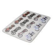 TAPIS DE BAIN MOTOCYCLES VINTAGES CLASSIQUES (Angle)