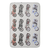 TAPIS DE BAIN MOTOCYCLES VINTAGES CLASSIQUES (devant Vertical)