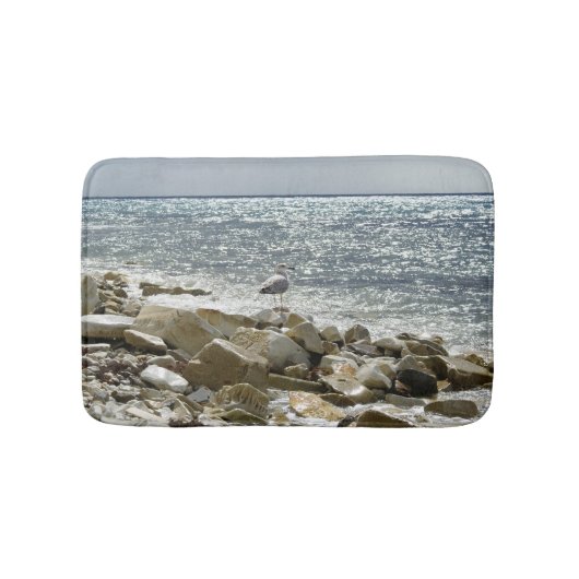 Tapis De Bain mouette et ressac (Devant)