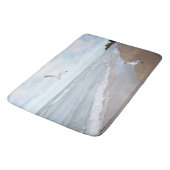 Tapis De Bain Mouettes à la plage (Angle)