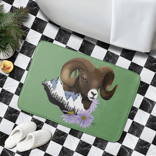 Tapis De Bain Mouflon canadien