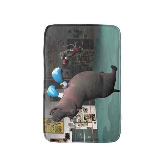 Tapis De Bain Mouse Beats Hippo KO (Devant (Vertical))
