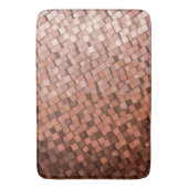 Tapis De Bain Mousse de Mocha Tendance Géométrique (devant Vertical)