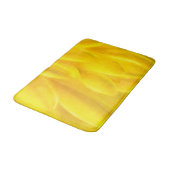 Tapis de bain moyen Abstraction Petale Jaune (Angle)