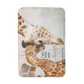 Tapis de bain moyen de girafe (Devant (Vertical))
