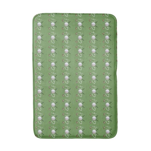 Tapis de bain moyen de golf (Devant (Vertical))
