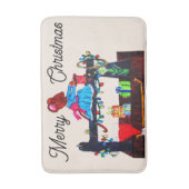 TAPIS DE BAIN MS. LA SOURIS FAIT UN CHAPEAU SANTA (Devant (Vertical))