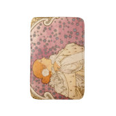 Tapis De Bain Mucha Art nouveau femme beauté (Devant (Vertical))