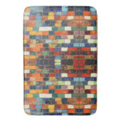 Tapis De Bain Mur de briques coloré (devant Vertical)