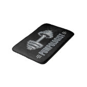 Tapis De Bain Musculation drôle de construction du corps (Angle)