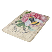 Tapis De Bain Music For Bees Pink Peony (Angle)