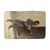 Tapis De Bain Musicien de rue avec guitare (par Gerolamo Induno) (Devant)