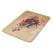 Tapis De Bain Musique 9 bains chauves (Angle)