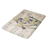 Tapis De Bain musique d'iris jaune (Angle)