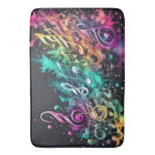 Tapis De Bain musique graffiti (devant Vertical)