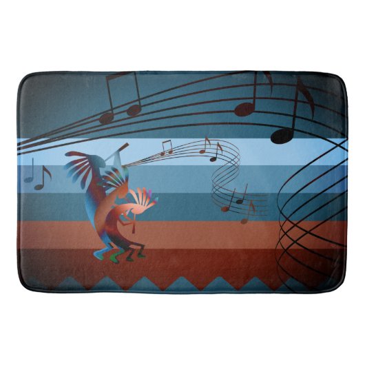 Tapis De Bain Musique Kokopelli Sud-Ouest 2 Mat (Devant)