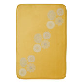 Tapis De Bain Mustard et Mandalas (devant Vertical)