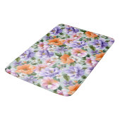 Tapis De Bain Muted Colorful Flowers Boho flower  (Angle)