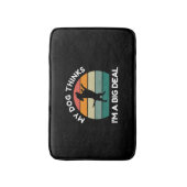 Tapis De Bain My Dog pense que je suis un gros problème - Drôle  (Devant (Vertical))