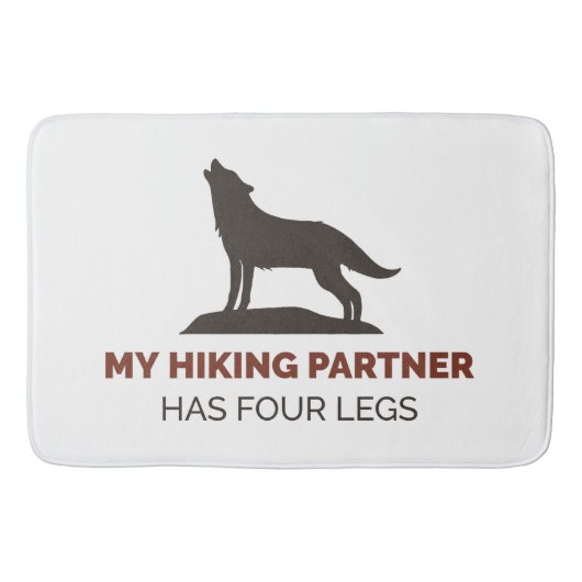Tapis De Bain My Hiking Partner Has Four Legs (Devant)