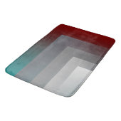 Tapis De Bain N - Bourgogne gris turquoise (Angle)