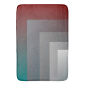 Tapis De Bain N - Bourgogne gris turquoise (devant Vertical)