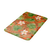 Tapis De Bain Nalani Hawaiian Tropical Garden Coral (Angle)