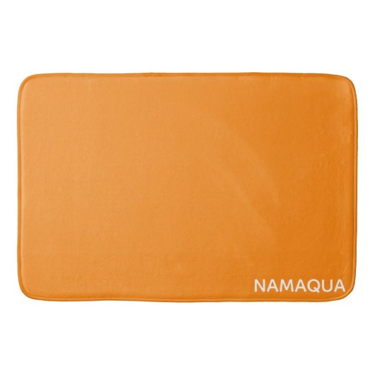 Tapis De Bain Namaqua orange nom de la couleur (Devant)