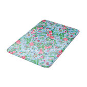 Tapis De Bain Nantucket Preppy Palm Beach Motif (Angle)