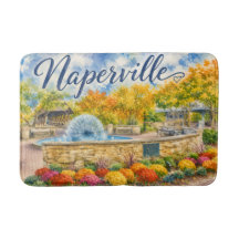 Naperville Illinois Fontaine de Pissenlit Riverwal