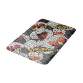 Tapis De Bain Nappes phréatiques sur hydrangée blanche (Angle)