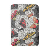 Tapis De Bain Nappes phréatiques sur hydrangée blanche (Devant (Vertical))