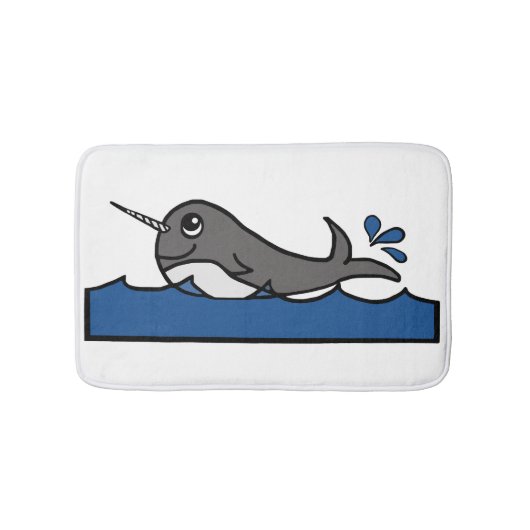 Tapis De Bain Narwhal Splash (Devant)