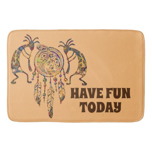 Tapis De Bain Native American Kokopelli (Devant)